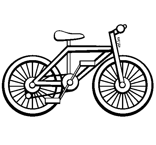 Dibuix de Bicicleta per Pintar on-line