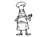 Dibujo de Cap de cuina