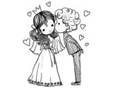 Dibujo de Casament de Príncep i Princesa