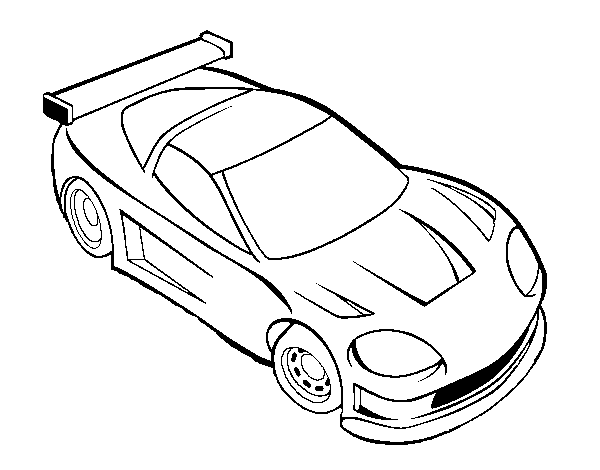 Dibuix de Cotxe modern per Pintar on-line