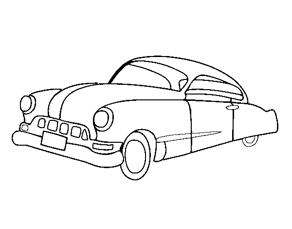 Dibuix de Cotxe vell per Pintar on-line