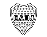 Dibujo de Escut del Boca Juniors