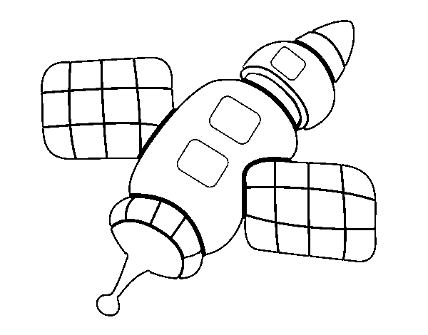 Dibuix de Estació espacial per Pintar on-line