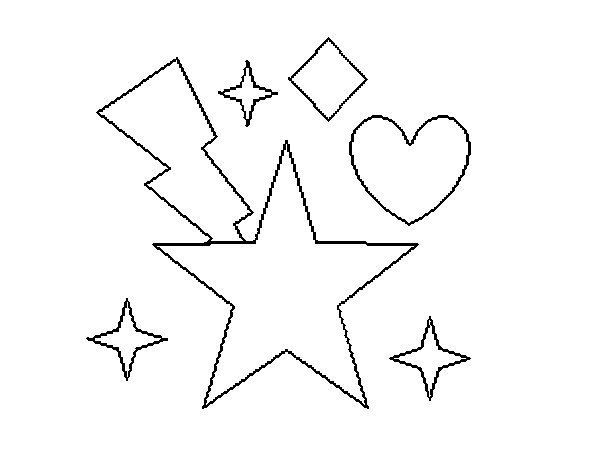 Dibuix de Estrellatic 2 per Pintar on-line