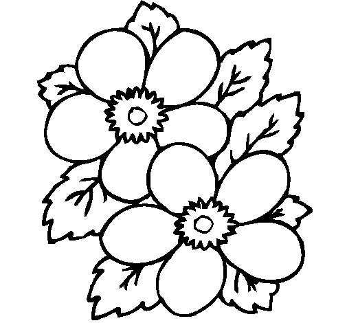 Dibuix de Flors 1 per Pintar on-line