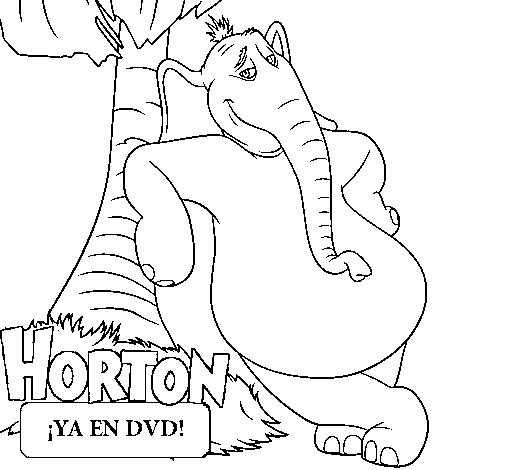 Dibuix de Horton per Pintar on-line