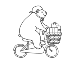 Dibujo de Ós ciclista