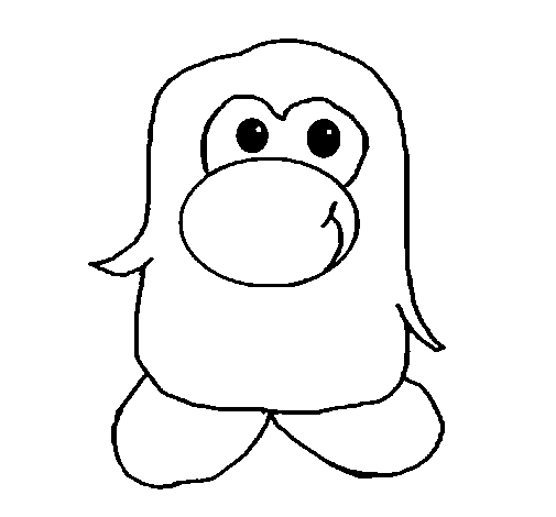 Dibuix de Pingüí 2 per Pintar on-line