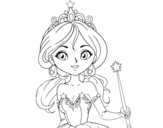 Dibujo de Princesa màgica