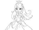 Dibujo de Princesa reina