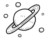 Dibujo de Satèl·lits de Saturn
