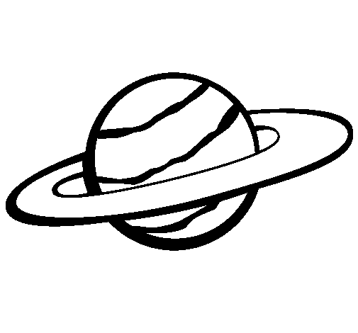 Dibuix de Saturn II per Pintar on-line