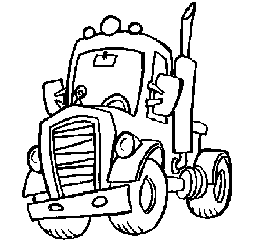 Dibuix de Tractor per Pintar on-line