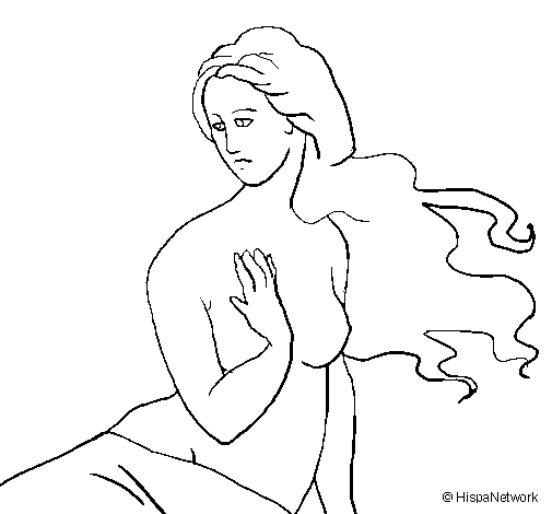 Dibuix de Venus per Pintar on-line