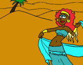 Dibuix Sahara pintat per JUDITH ROURE GRIMA