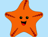 Dibuix Estrella de mar pintat per anna costa