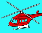 Dibuix Helicòpter  pintat per max