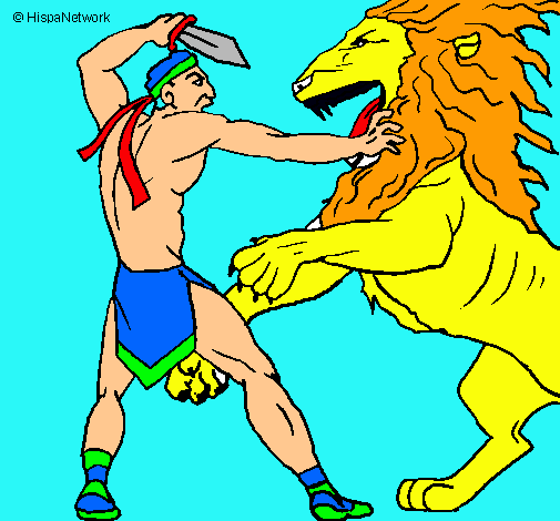 Gladiador contra lleó