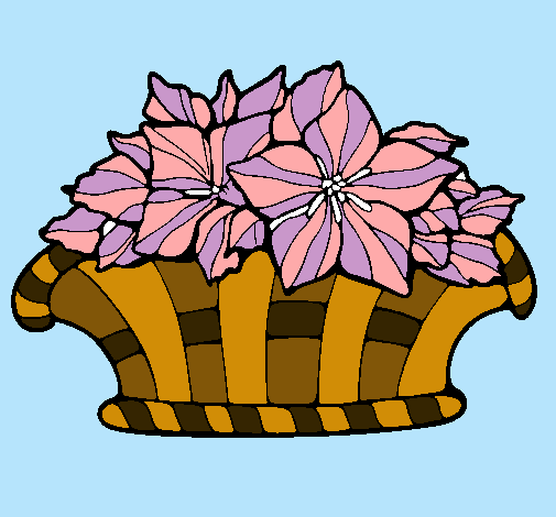Cistell de flors 8