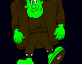 Dibuix Frankenstein pintat per REBECA15