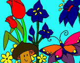 Dibuix Fauna i flora pintat per 4444