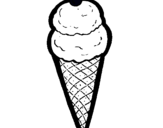 Dibuix Cucurutxo de gelat pintat per mpp