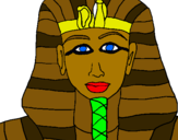 Dibuix Tutankamon pintat per MIREIA ALVAREZ MATALLANA