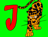 Dibuix Jaguar pintat per jose