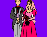 Dibuix Marit i dona III pintat per maria