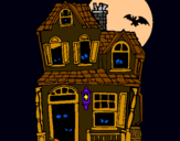 Dibuix Casa del misteri II pintat per spiderman batman
