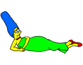 Dibuix Marge pintat per marta lópez  malet