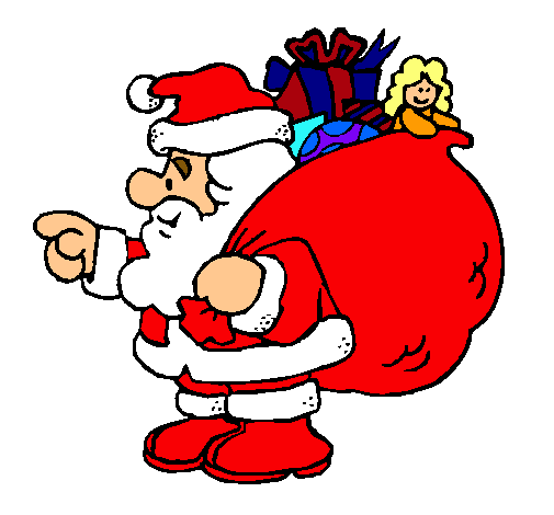 Pare Noel amb el sac de regals 