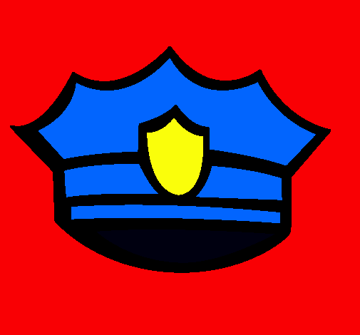 Gorra de policia