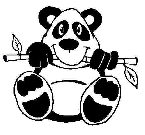 Dibuix Ós Panda pintat per ALBERTO