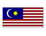 Dibuix Malàisia pintat per ale