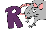 Dibuix Rata pintat per r