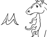 Dibuix Unicorn pintat per NICOLE
