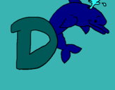 Dibuix Dofí pintat per rut 