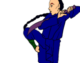 Dibuix Kung fu pintat per ale