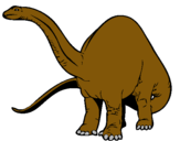 Dibuix Braquiosauri II  pintat per braciosaure