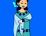 Dibuix Senyora maia pintat per Berta 10