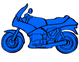 Dibuix Motocicleta pintat per Ricard 