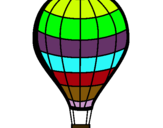 Dibuix Globus aerostàtic pintat per globus
