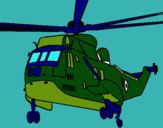 Dibuix Helicòpter al rescat  pintat per alex 