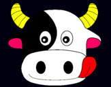 Dibuix Vaca pintat per DINOCO 5
