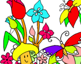 Dibuix Fauna i flora pintat per MIREIA