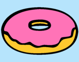 Dibuix Donuts pintat per donut
