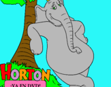 Dibuix Horton pintat per mar imbergamo guasch