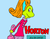 Dibuix Horton - Sally O'Maley pintat per Marta