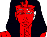 Dibuix Tutankamon pintat per davidb